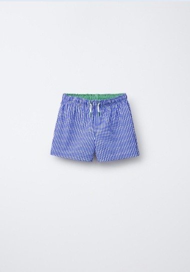 Producto - Short de baño zara talle 6/7 rayado azul