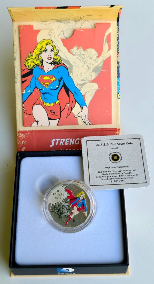 Producto - DC COMICS ORIGINALS 10 Dolares 2015 Plata Fina 999 Serie temática "The Gauntlet" - 0