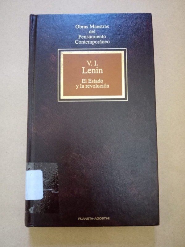 Producto - El estado y la revolución - V. I. Lenin - Planeta Agostini 1993 - Tapa dura