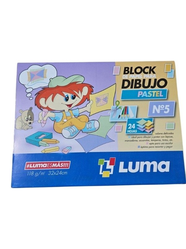 Producto - Block de Hojas Pastel x 24