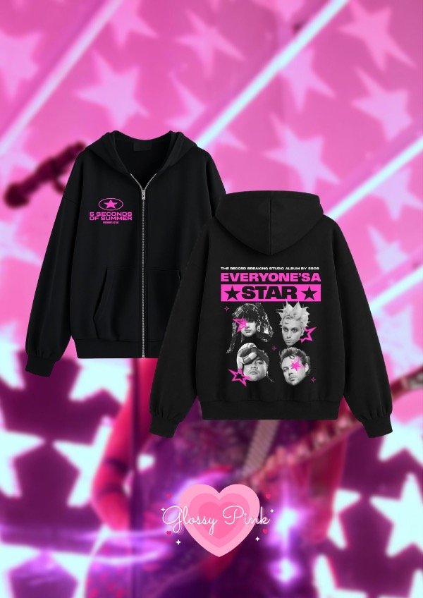 Producto - Campera 5SOS Pink - DTF