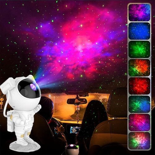 Producto - Lampara / Velador Astronauta Proyector De Estrellas EC100116