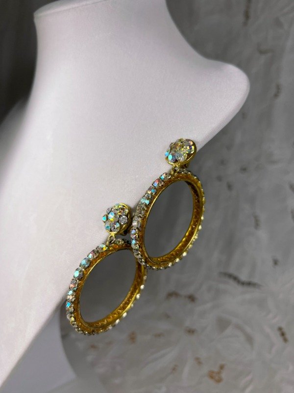 Producto - Aros de cristal Aurora Borealis