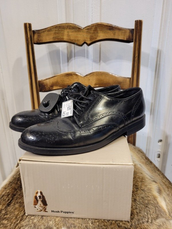 Producto - Zapatos HUSH PUPPIES negros - Talle 41- PRECIO: 40X