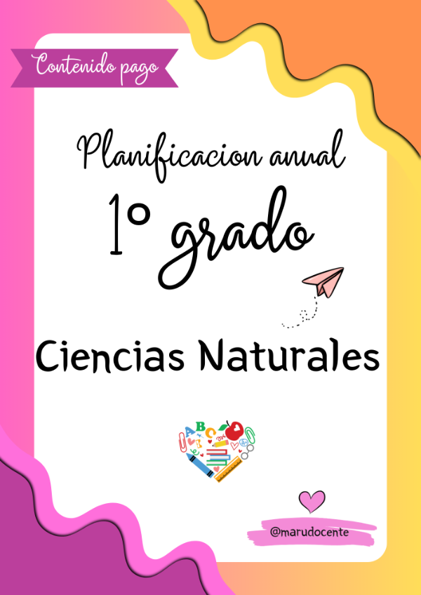 Producto - ANUAL CS. NATURALES - PRIMER GRADO
