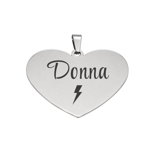 Producto - Chapita Personalizable Corazon - Rayo - 0
