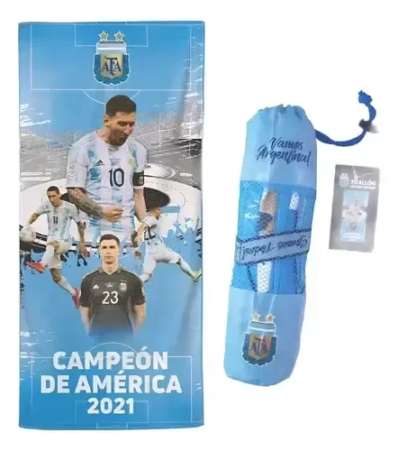 Producto - Seleccion Argentina Toallon Secado Rapido 1