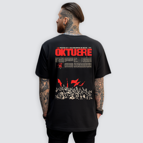 Producto - Remera Oversize Los Redondos Oktubre