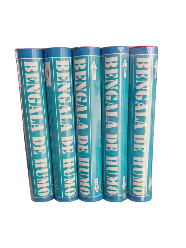 Producto - Bengala de humo celeste x5ud.
