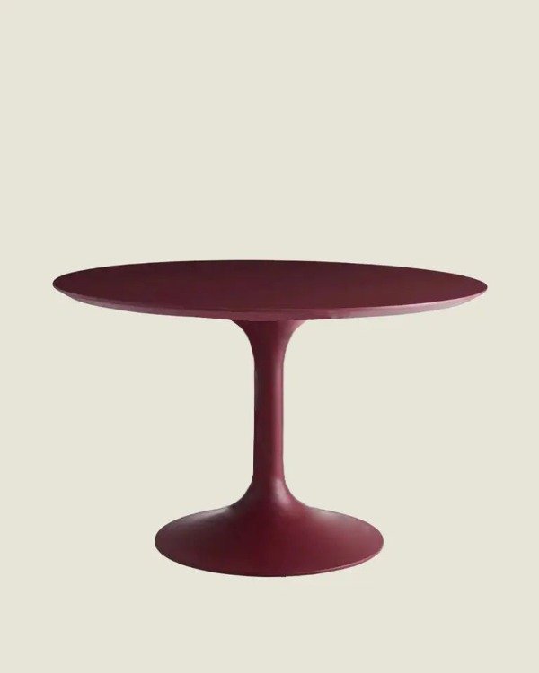 Producto - Mesa de Comedor Tulip COLOR BORDÓ