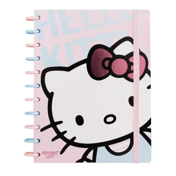 Producto - PREVENTA!!! Cuaderno A4 Con Sistema De Discos "Hello Kitty" - Mooving Loop