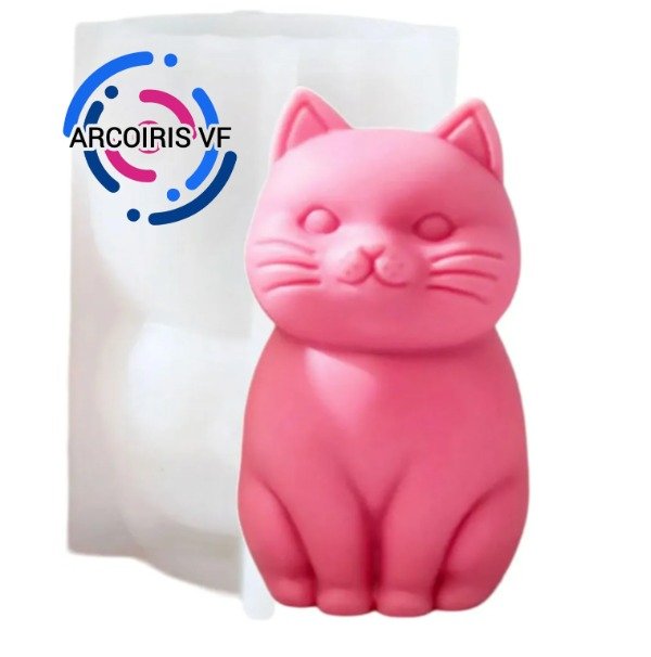 Producto - Molde Gatito grande 10cm