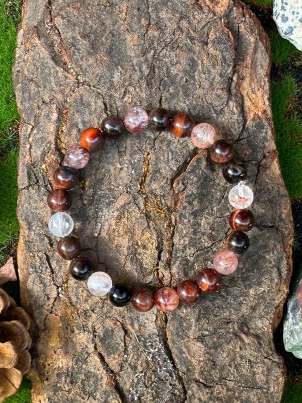 Producto - Pulsera money de cuarzo rojo - 0