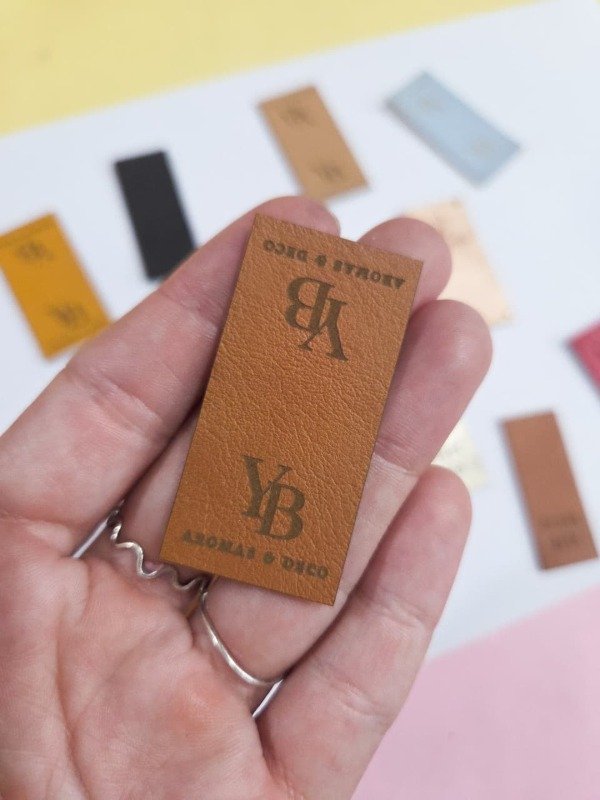 Producto - Etiquetas Eco-Cuero PARA DOBLAR