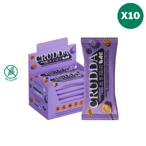 Producto - CAJA BARRITAS CRUDDA ARANDANOS