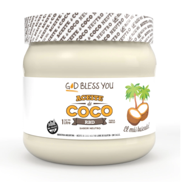Producto - Aceite de Coco God Bless You Neutro x 1000 ml