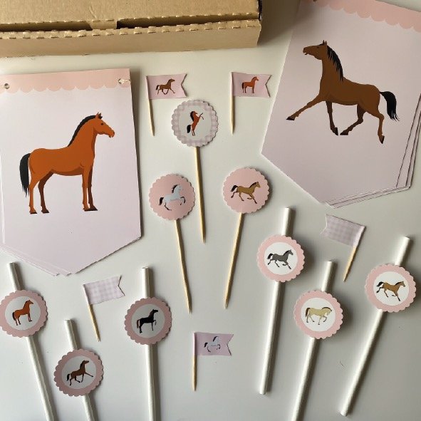Producto - Party Box Caballo rosa