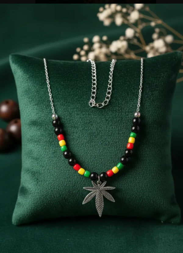 Producto - Collar rasta cadena con perlas