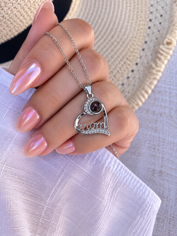 Producto - Collar MOM te amo en 100 idiomas A.Q