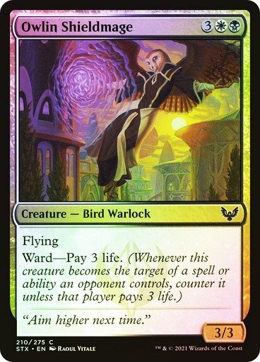 Producto - Owlin Shieldmage Foil  Strixhaven: School of Mages