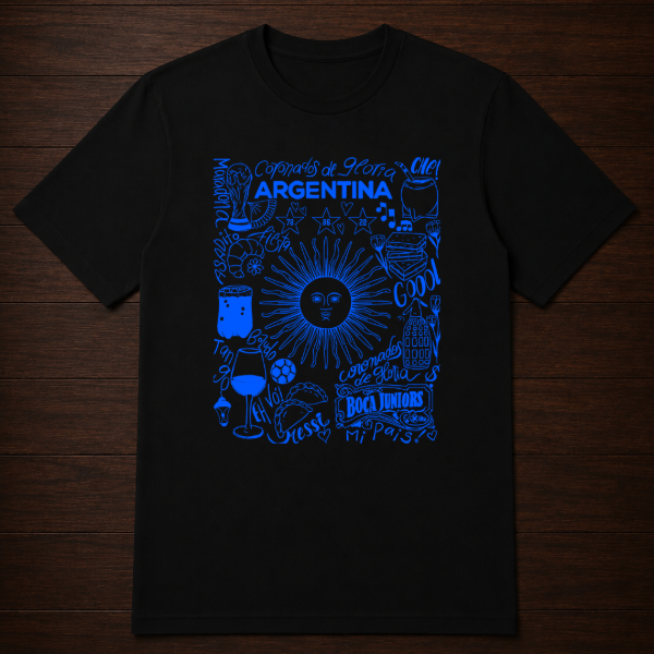 Producto - Remera - Argentina coronados de gloria (Boca Juniors) - 0