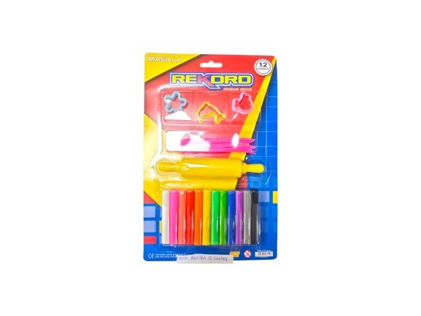 Producto - MASA MASILLA 12 COLORES