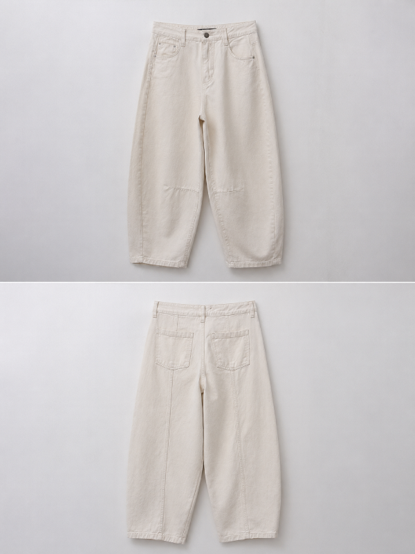 Producto - Pantalón barrel Camila crudo - 4