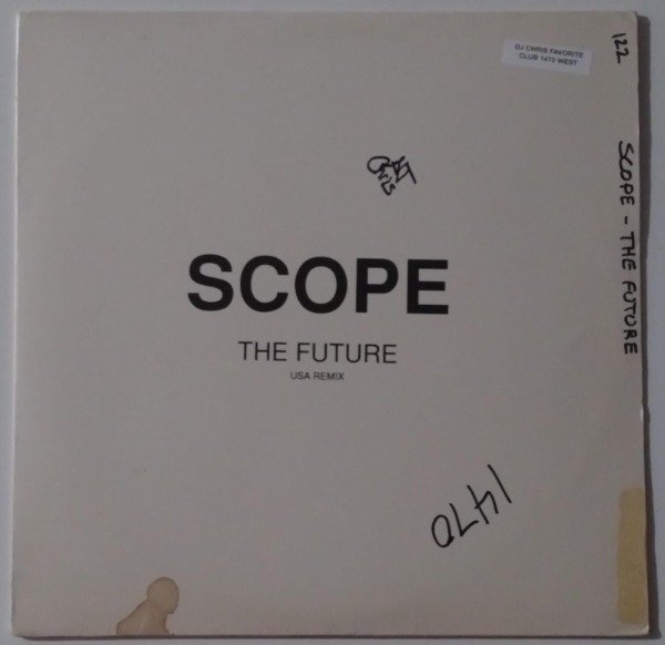 Producto - SCOPE The Future (USA Remix) Vinilo 12 USA 1991 Techno NEW BEAT