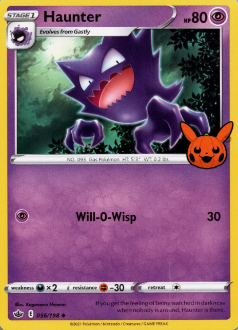 Producto - Haunter - 056/198 - Chilling Reign Trick or Trade