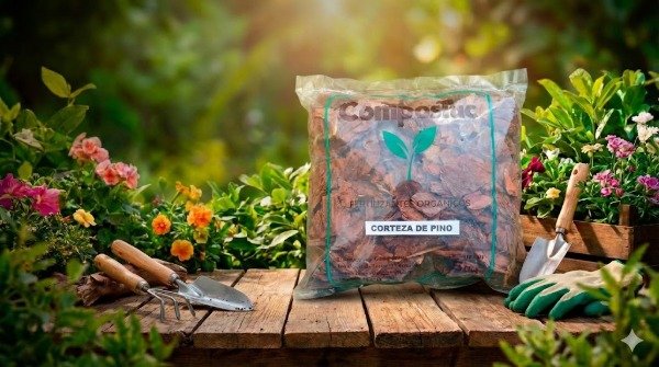 Producto - Corteza de Pino - Bolsa x 5 litros