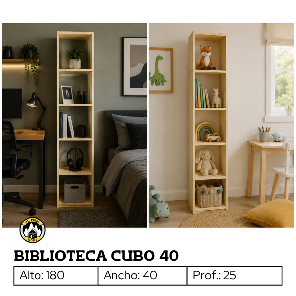 Producto - BIBLIOTECA CUBO 40 - 2