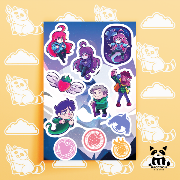 Producto - Plancha de Stickers Celeste