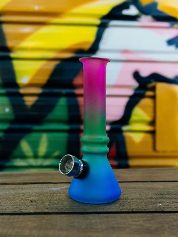 Producto - Bong Mini Vidrio 12cm Colores