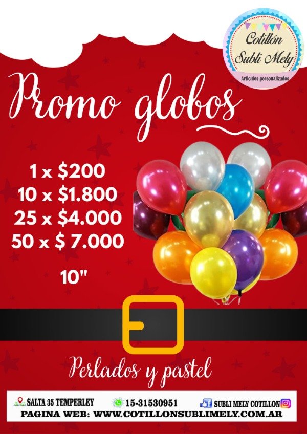 Producto - PROMO GLOBOS
