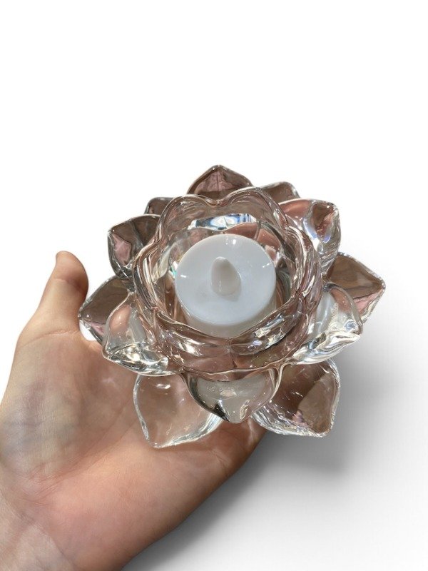 Producto - Flor de Vidrio Porta Vela