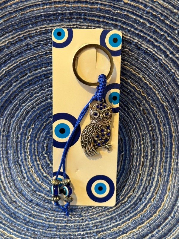 Producto - Llavero buho ojo turco  (Efectivo: 3.120)