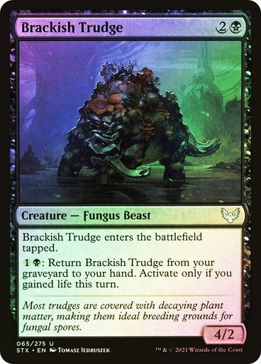 Producto - Brackish Trudge Foil  Strixhaven: School of Mages