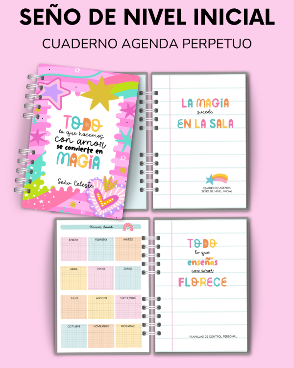 Producto - SEÑO DE NIVEL INICIAL - Cuaderno agenda perpetuo - 0