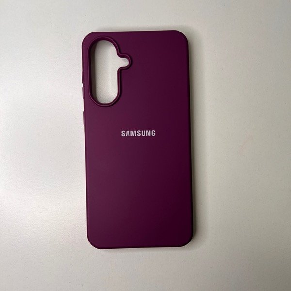 Producto - Funda silicona con logo - A36 color ciruela