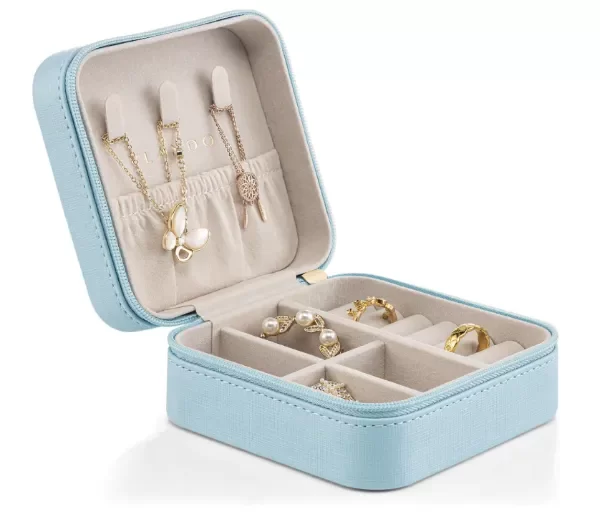 Producto - Mini Joyero Portátil Para Aros Anillo Collares - 3