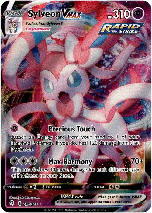 Producto - Sylveon VMAX - 075/203 - Evolving Skies - Holo