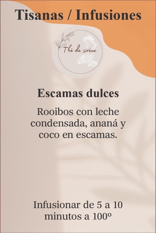 Producto - Tisanas / Infusiones 30g importado - Escamas dulces