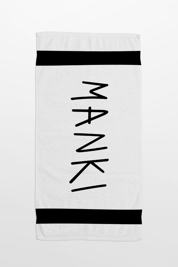 Producto - TOALLÓN PLAYERO MANKI BLANCO