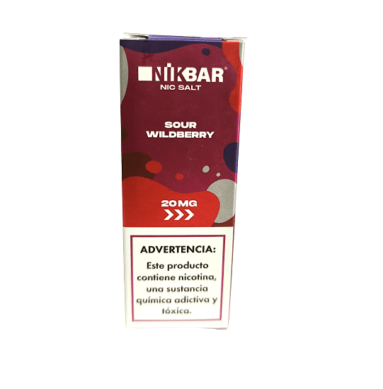 Producto - NIKBAR NICSALT SOUR WILDBERRY 30ML 35MG (BAYA SALVAJE ÁCIDA)