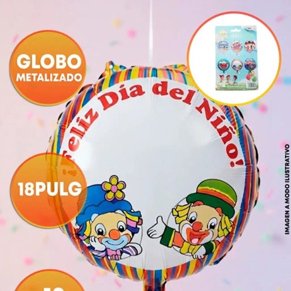 Producto - Dia del Niño - Dos Payasos 18"