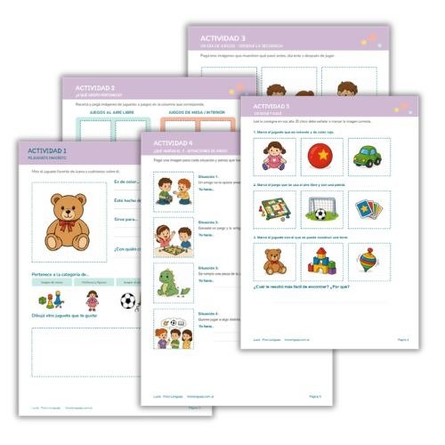 Producto - Día de las infancias - Actividades de lenguaje