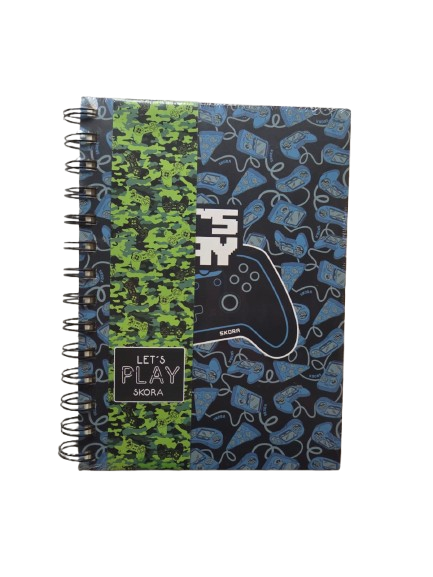 Producto - CUADERNO 18X13CM RAYADO 80 HOJAS T/D CON ESPIRAL LETS PLAY