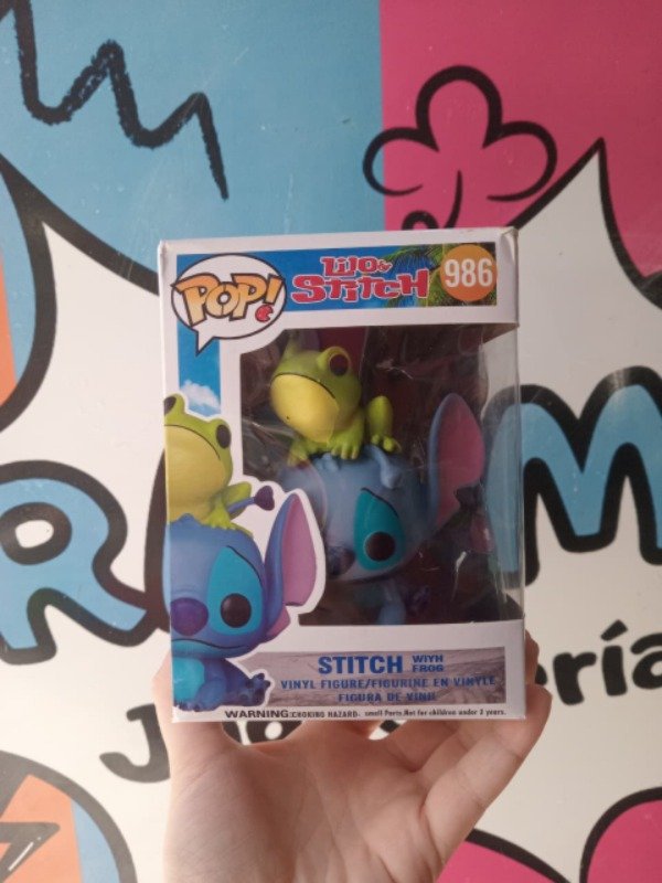 Producto - Funko pop Stitch con rana