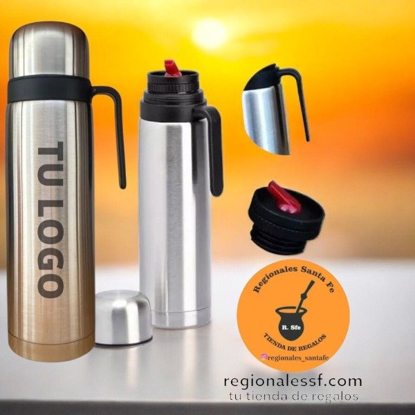 Producto - Termo de acero con grabado laser x 1ltr comprando mas de 6 unid.