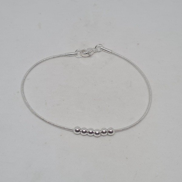 Producto - Pulsera cola de ratón con bolitas